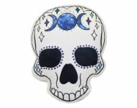 HD Designs Holiday Skull Decor Pillow - White Perspective: Main
