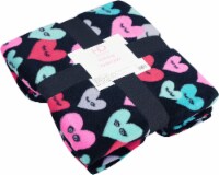 HD Designs® Holiday Valentine Heart Eyes Throw Blanket Perspective: Main