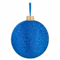 Holiday Home Jumbo Tinsel Christmas Ornaments - Blue Perspective: Main