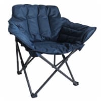 Glacier's Edge Alternative Club Chair with Snap Clip Closure - Navy