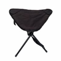 HD Designs Outdoors High Seat 3-Legged Stool - Black
