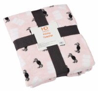 HD Designs® Holiday Spidey Boo Boo Throw Blanket - Pink Lady Perspective: Main