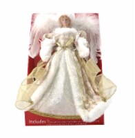 Holiday Home Lighted Angel Tree Topper - Gold Perspective: Main