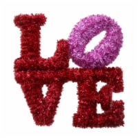 Holiday Home 2D LOVE Valentine Wreath - Red/Pink Perspective: Main