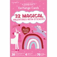 Holiday Home® Magical Valentine Exchange Cards with Stickers Perspective: Main