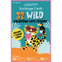 Holiday Home® Wild Animals Valentines with Stickers Perspective: Main