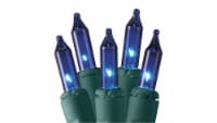 Holiday Home 120 Incandescent Mini String Lights - Blue Perspective: Main