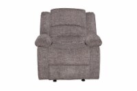 HD Designs Ashton Chenille Recliner - Gray Perspective: Main
