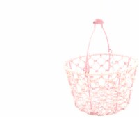 HD Designs Paper Wrapped Wire Basket - Pink Perspective: Main