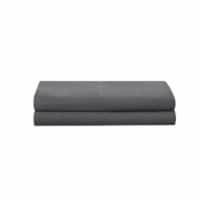 Modavari Home Fashions King Pillow Case Set - Dark Grey