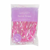 Holiday Home Iridescent Pink Plastic Easter Grass