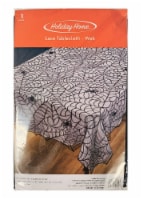 Holiday Home™ Web Lace Tablecloth - Black Perspective: Main