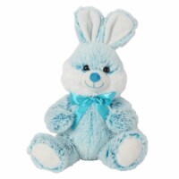 Holiday Home Two Tone Bunny Plush - Blue Perspective: Main