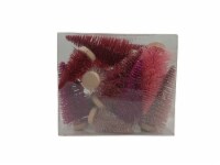 Holiday Home Mini Bottle Brush Tree Decor Pack - Red Multi Perspective: Main