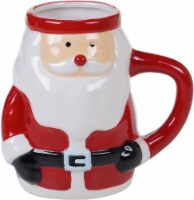 Holiday Home Santa Figural Mug - Red/White Perspective: Main