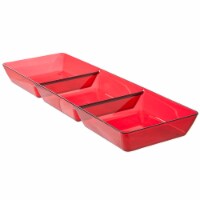 Holiday Home Acrylic Divided Serve Tray - Assorted Perspective: Main