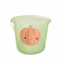 Holiday Home Pumpkin Treat Bucket - Green/Orange Perspective: Main