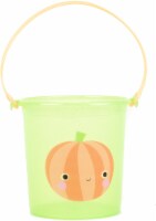 Holiday Home 3-in-1 Glitter Pumpkin Mini Treat Buckets - Green/Orange Perspective: Main