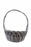 Holiday Home Oval Looped Willow Easter Basket - White Perspective: Main