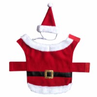 Holiday Home Medium Santa Pet Costume Perspective: Main