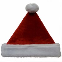 Holiday Home Plush Santa Hat - Red/White Perspective: Main