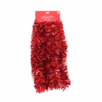 Holiday Home® Tinsel Garland - Red Metallic Perspective: Main