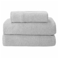 Everyday Living Jersey Sheet Set - Heather Grey Perspective: Main
