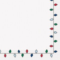 Holiday Home Traditional Lunch Napkins - White Perspective: Main