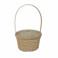 Holiday Home Whitewashed Basket - Natural Perspective: Main