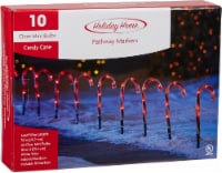 Holiday Home® Candy Cane Pathway Marker Christmas Lights Perspective: Main