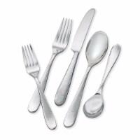 Dash of That Kari Hammered Flatware Set - Silver
