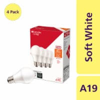 Everyday Living® 5.6-Watt (40-Watt) A19 LED Dimmable Light Bulb - Soft White (2700K) Perspective: Main