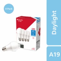 Everyday Living® 10-Watt (60-Watt) A19 LED Dimmable Light Bulb - Daylight (5000K) Perspective: Main