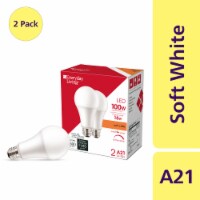 Everyday Living® 16-Watt (100-Watt) A21 Soft White LED Light Bulbs