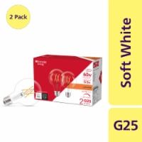 Everyday Living® 5.5-Watt (60-Watt) G25 LED Light Bulbs