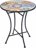HD Designs Outdoors Bistro Table - Rainbow Burst Perspective: Main