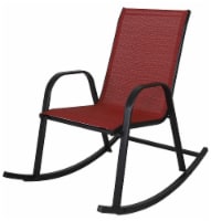 HD Designs Outdoors Orchards Rocking Chair - Red Perspective: Main
