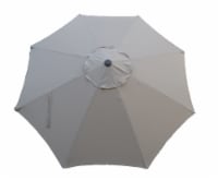 HD Designs Outdoors Market Umbrella - Taupe Perspective: Main