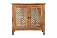 HD Designs Natural Wood 2 Door Key Cabinet Perspective: Main