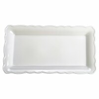 Holiday Home Pembrooke Rectangular Scallop Platter - White Perspective: Main