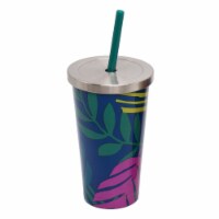 HD Designs Outdoors Stainless Steel Tumbler with Straw - Sunkissed Perspective: Main