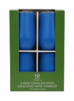 HD Designs Outdoors® Thermal Wine Tumblers - Matte Victoria Blue Perspective: Main