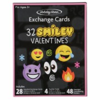 Holiday Home® Smiley Valentines Exchange Cards Kit Perspective: Main