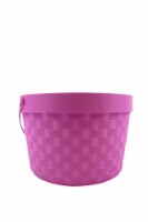 Holiday Home Bushel Easter Basket - Purple Perspective: Main