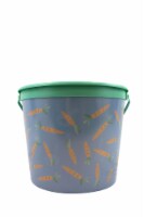 Holiday Home Carrots Printed Easter Bucket - Blue Perspective: Main
