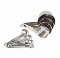 Everyday Living Stainless Steel Measuring Cup and Spoon Set - Silver Perspective: Main