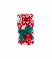 Holiday Home® Snowflake Terrace Throw Blanket - Ski Patrol Perspective: Main
