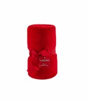 Holiday Home® Microplush Throw Blanket - Solid Red Perspective: Main