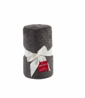 Holiday Home™ Microplush Throw Blanket - Solid Gray Perspective: Main