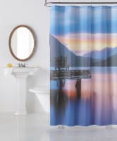 Everyday Living Sunset Lakes Shower Curtain